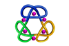 Triple trefoil knot