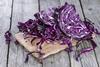 Picture of chopped red cabbage