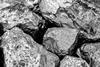 A sample of elemental chromium on black background