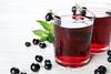 Picture of two glasses of blackcurrant drink