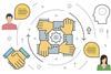 Graphic of people collaborating