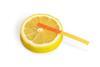 Testing a slice of lemon with litmus paper