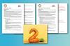 An image showing the pages available in the downloads with a carrot in the shape of a 2 in the foreground.