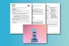An image showing the pages available in the downloads with solar panels in the shape of a 1 in the foreground. 