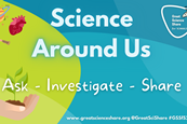 A promotional cartoon for the Great Science Share programme 2023