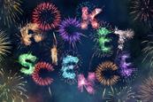 A typographic image showing the words "Rocket science" rendered as fireworks