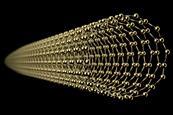 An image showing a carbon nanotube
