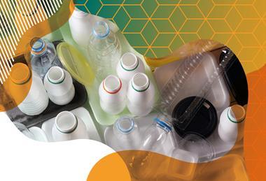 Photo of a selection of different household plastics