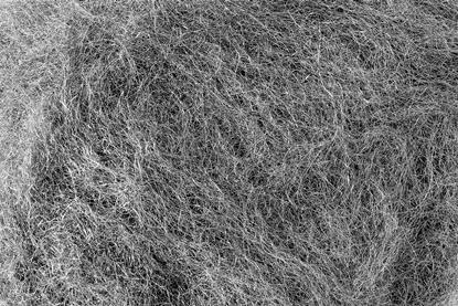 A macro photograph of a piece of iron wool