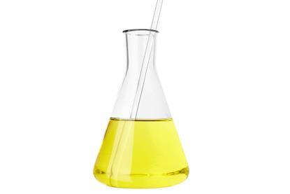 Ammonium vanadate in conical flask